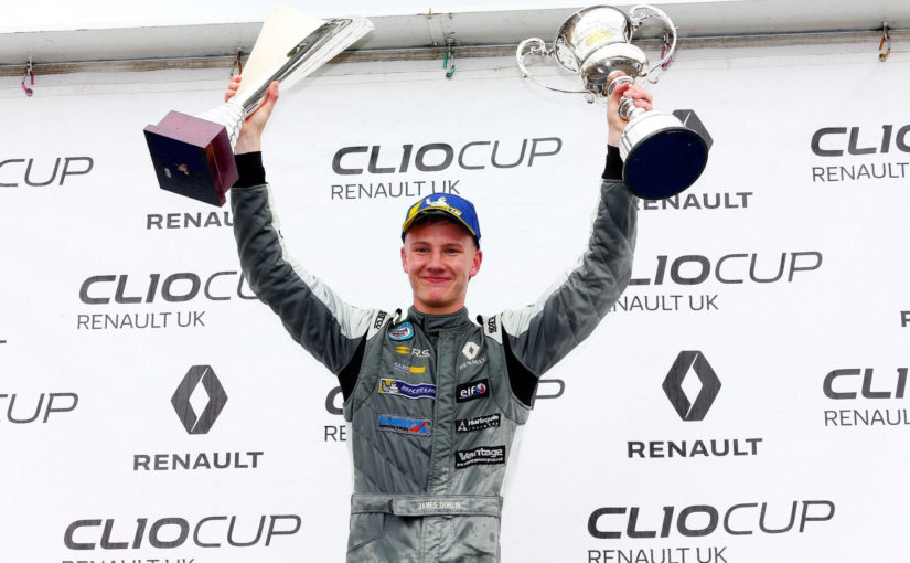 James Dorlin overhauls points deficit to provisionally seal Renault UK Clio Cup title