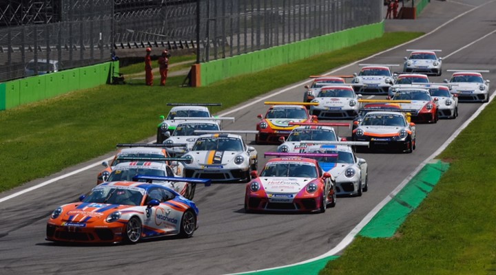 Porsche Carrera Cup GB stars at Monza