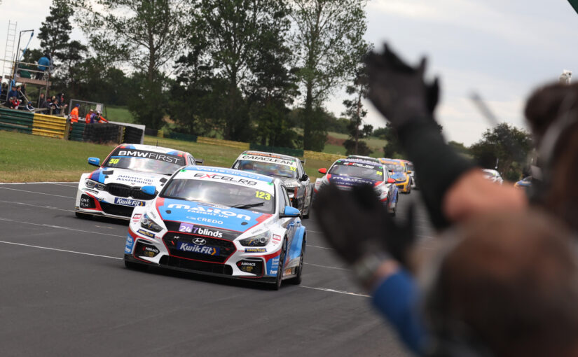 Home hero Daniel Lloyd does the double as the BTCC stars at Croft