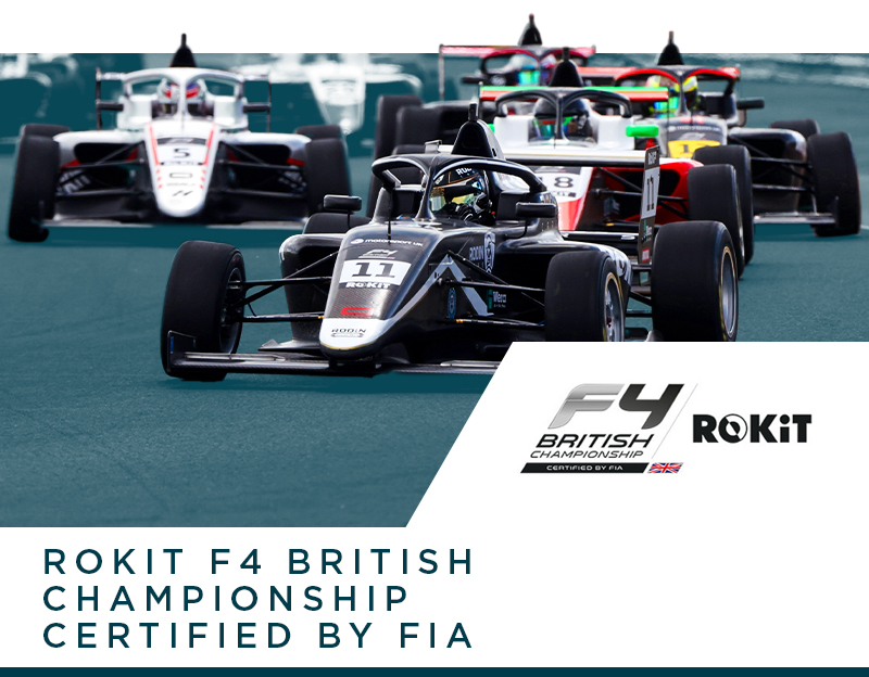 ROKiT F4 British Championship certified by FIA