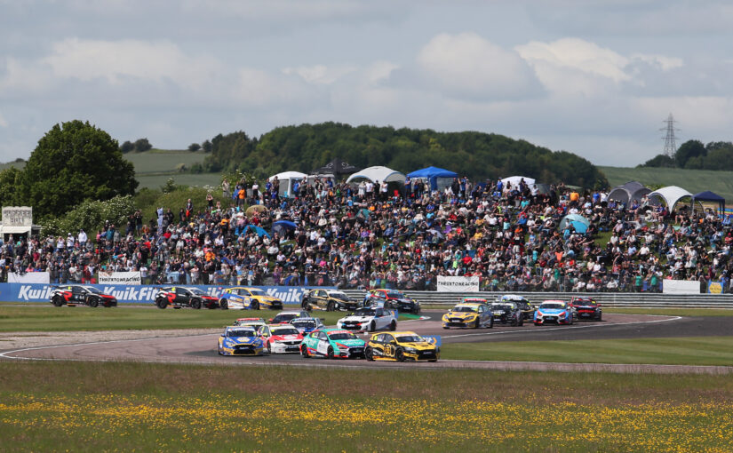 Tom Ingram, Ash Sutton and Dan Rowbottom share Thruxton BTCC spoils
